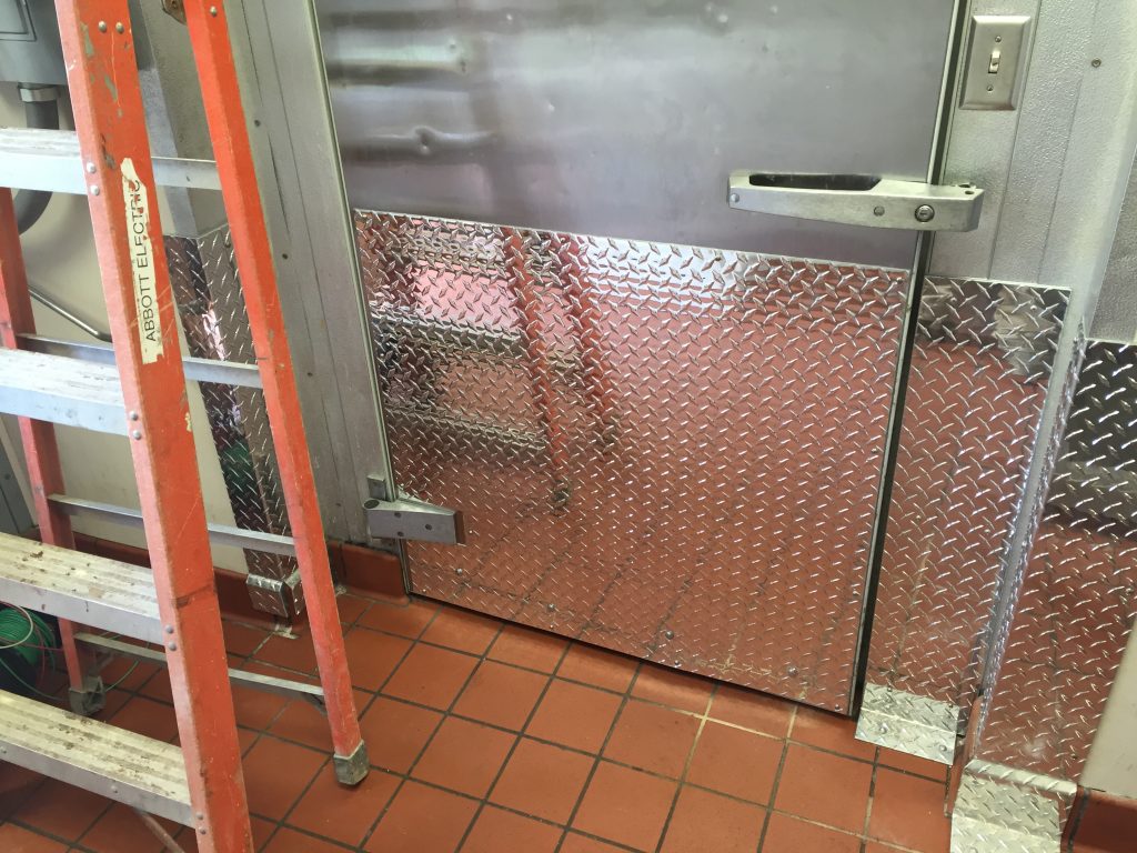 Aluminum Tread Plate Kick Guard R & K Sheet Metal, Inc.