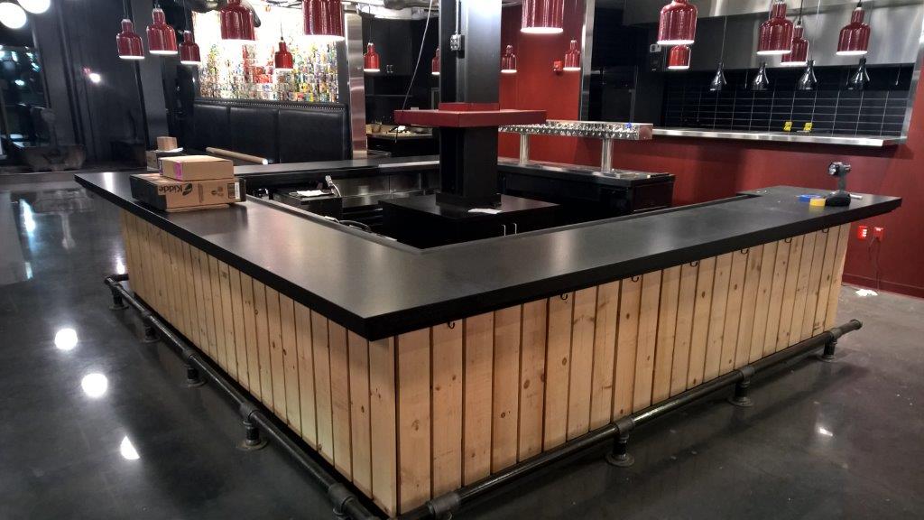 Custom Mild Steel Pipe Foot Rail R & K Sheet Metal, Inc.